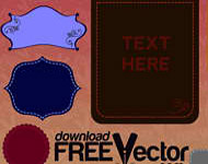 Tags and Icons Vector Graphic