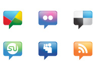 Talk Bubble – Vector Social Icons