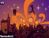 City Nightlife Vector