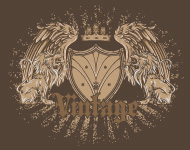 Vintage Emblem Vector Art