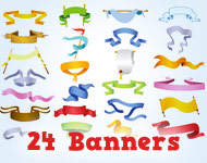 Banner Vector Art Pack 2