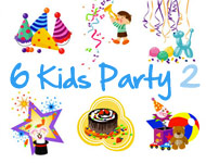 Kids Party Vector Art Pack 2