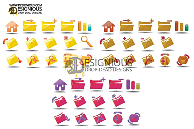 Desktop Vector Icon Set 1 Facebook