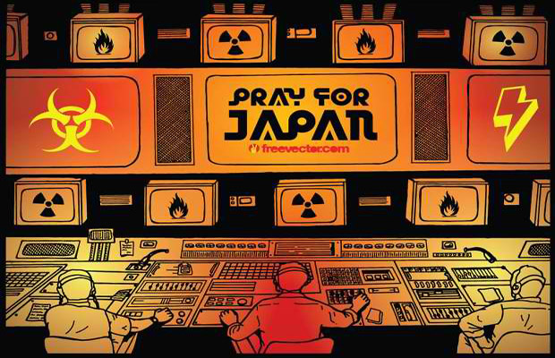 “Pray for Japan” Vector Art