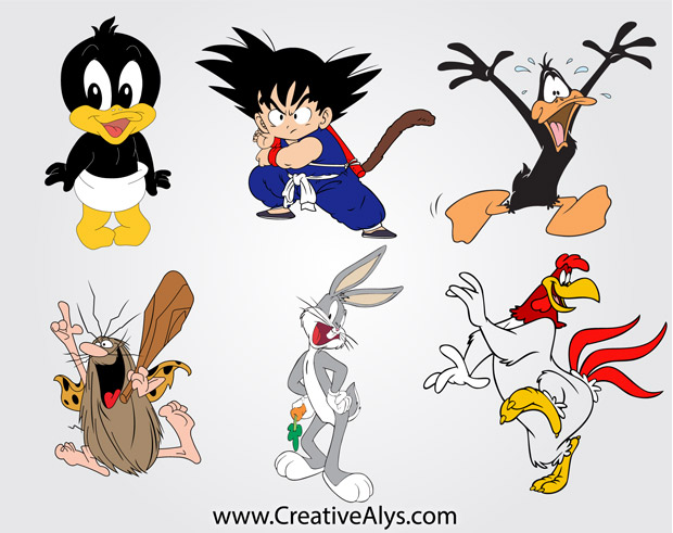 Cartoon Mascot Design Vector